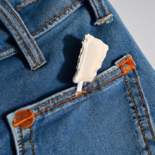 Jak usunąć gumę ze spodni?